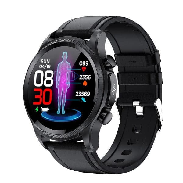 Non-Invasive Glucose Monitoring Smartwatch with Heart Rate & Blood Oxygen Tracker for Daily Health Management