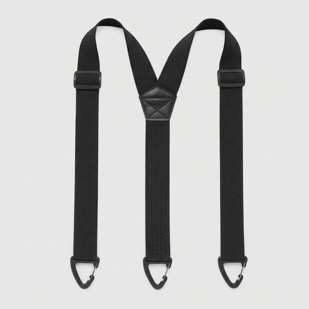 CLIPLOCK – Carabiner Clip Suspenders for a Secure Fit