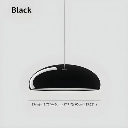 Plafonnier LED à modes d'éclairage commutables pour îlots de cuisine, salles à manger et espaces de vie ouverts – Lampe de plafond ronde en métal brillant en