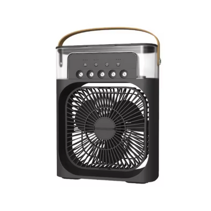 Portable Personal Air Cooler with Humidifier & USB Power | Compact Desktop Fan with Ice Water Tank for Home, Office & Travel