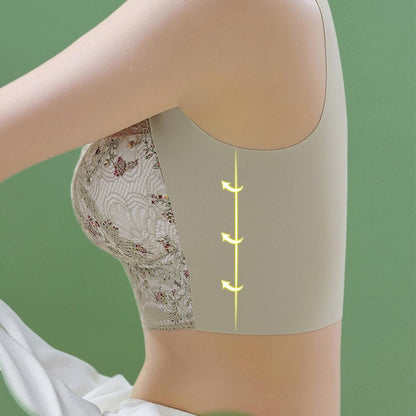 Full Coverage Wireless Bra for Women - Smooth Support T-Shirt Bra with Wide Straps - Everyday Comfort Underwire-Free Design - Breathable