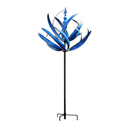 Rotating Metal Wind Spinner for Yard, Sun Reflector Garden Stake Outdoor Kinetic Art Sculpture Decor, Vibrant Spinning Patio Ornament