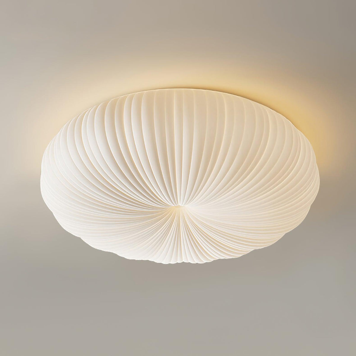 LED Flush Mount Ceiling Fixture White Acrylic 18 in Dimmable Remote Control for Bedroom Living Room Hallway Modern Low Profile Indoor Lighti