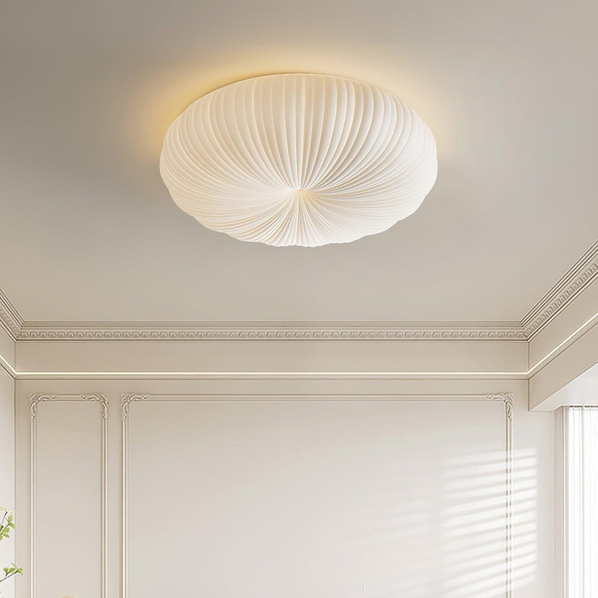 Plafonnier LED rond encastré avec télécommande, blanc, 22 pouces, intensité variable, pour chambre, salon, cuisine, luminaire moderne extra-plat