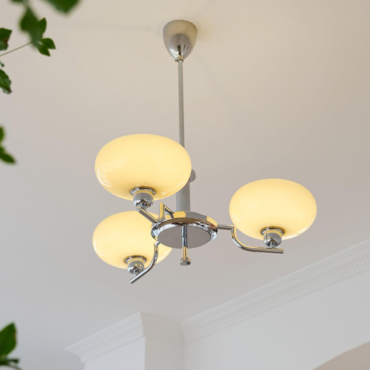 Spherical Glass Hanging Light Fixture 12 Inch Diameter Over Island Counter Contemporary Ceiling Lamp Clear Shade Kitchen Dining Entryway
