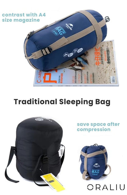 Summer Sleeping Bag for Adults, Lightweight Compact Sleeping Bag for Camping, Ultralight Backpacking Sleeping Bag