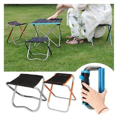 Ortekor | Chaise pliante portable ultra-légère avec cadre en aluminium durable | Idéale pour le camping et les activités de plein air