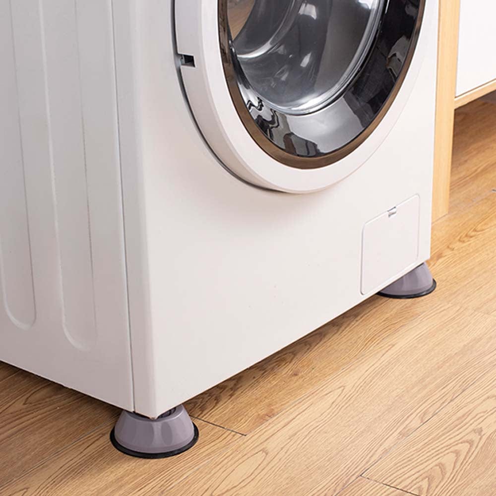 Patins anti-vibration pour lave-linge, amortisseurs de vibrations en caoutchouc pour sèche-linge, patins anti-vibration pour lave-vaisselle, lot de 4