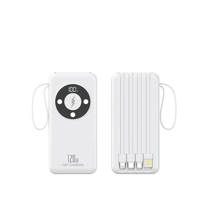 Batterie externe haute performance avec écran de charge intelligent | Charge rapide 120W pour une commodité nomade