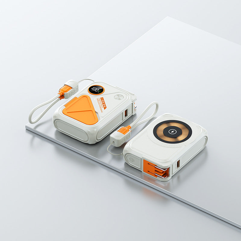 Portable Power Bank with Fast Charging & Digital Display | High Capacity for On-the-Go Charging