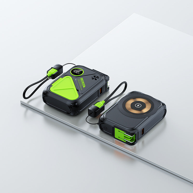 Portable Power Bank with Fast Charging & Digital Display | High Capacity for On-the-Go Charging