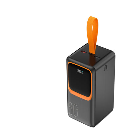 Portable Power Bank with Induction Charging & Digital Display | Compact Charger for On-the-Go Power
