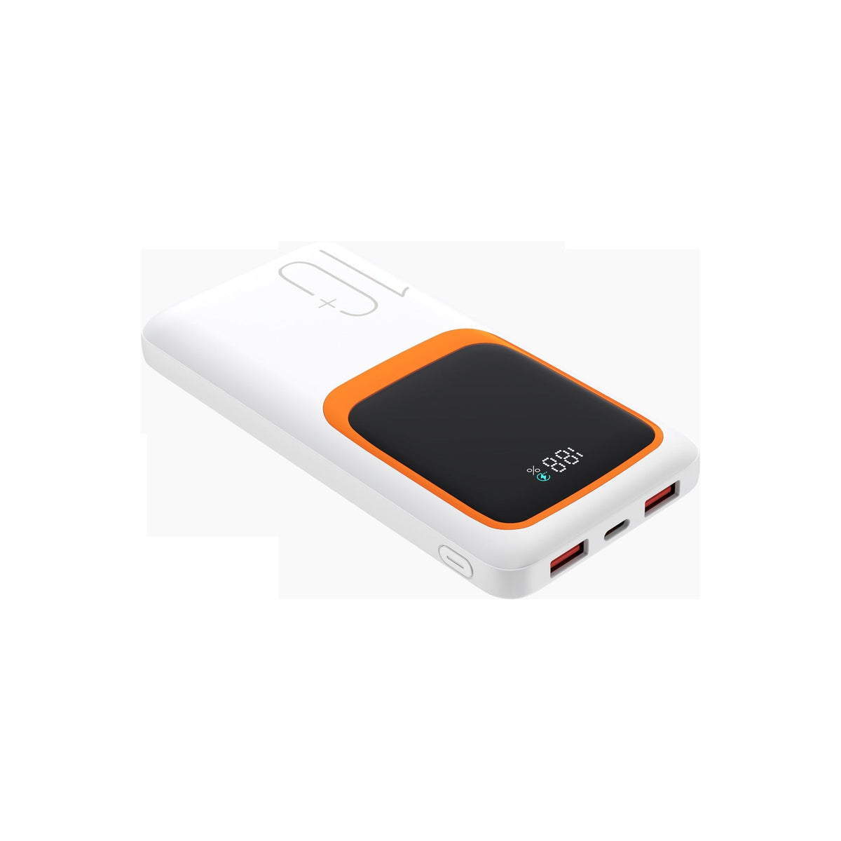 Portable Power Bank with Induction Charging & Digital Display | Compact Charger for On-the-Go Power