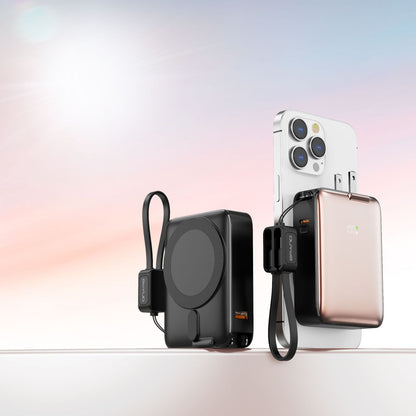 Portable Power Bank with Magnetic Charger & LED Display | Efficient Charging for On-the-Go