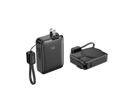 Portable Power Bank with Magnetic Charger & LED Display | Efficient Charging for On-the-Go