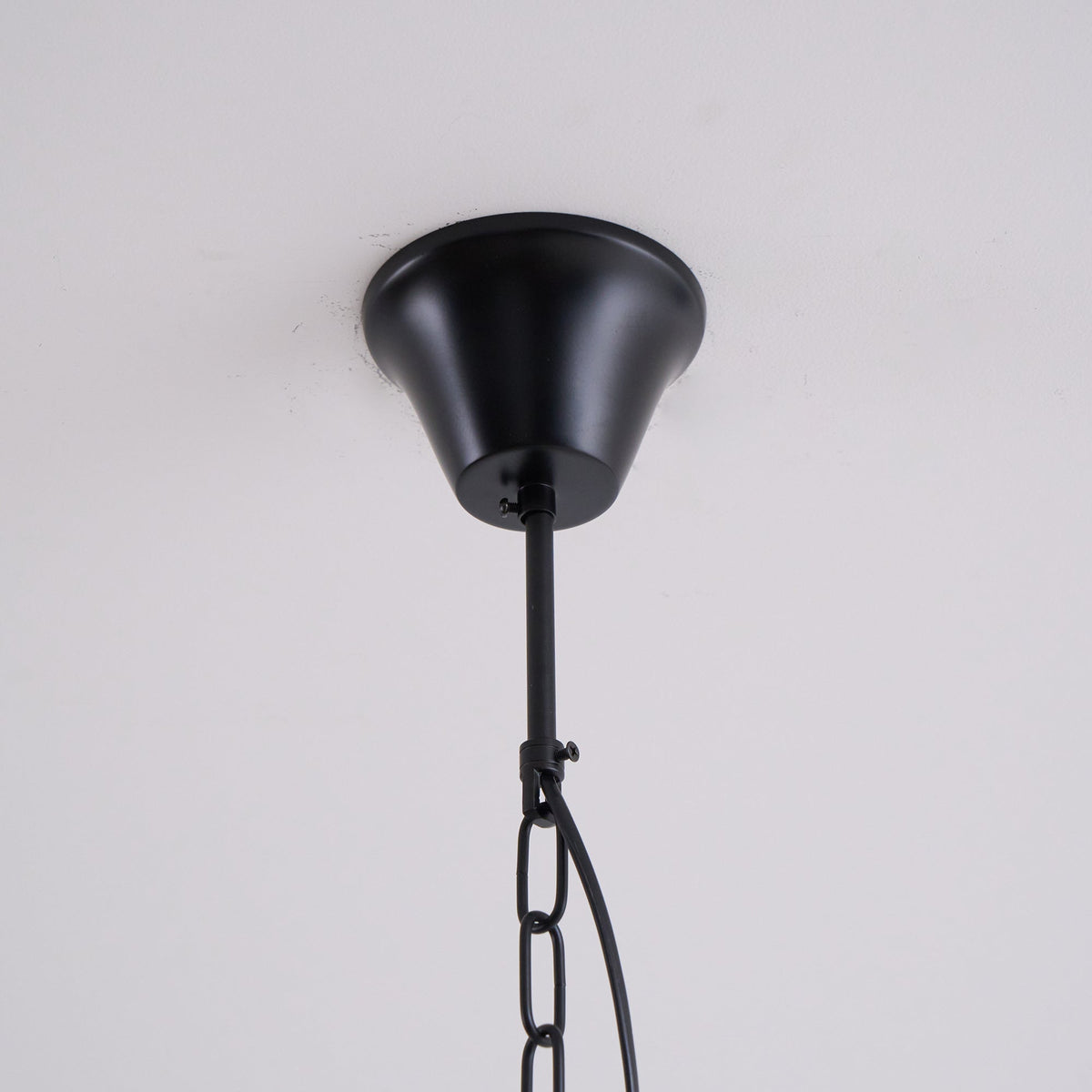 Plafonnier avec abat-jour en verre sphérique, douille E12, raccordement filaire, luminaire suspendu pour table de salle à manger, îlot de cuisine, coin-repas, style ferme moderne