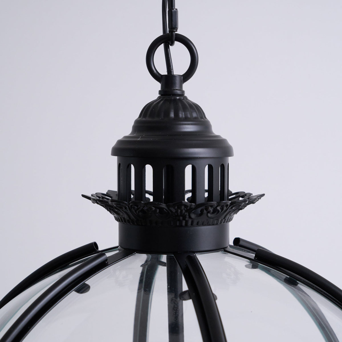 Plafonnier avec abat-jour en verre sphérique, douille E12, raccordement filaire, luminaire suspendu pour table de salle à manger, îlot de cuisine, coin-repas, style ferme moderne
