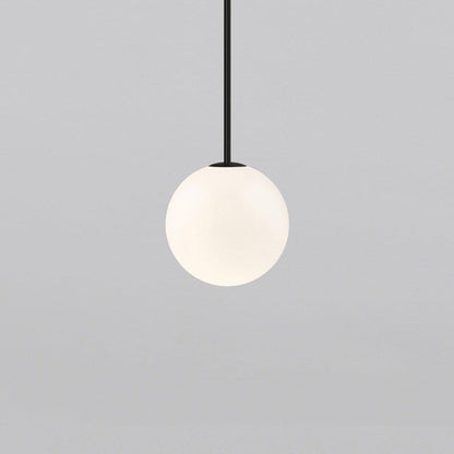 Frosted Globe Ceiling Light Brass Finish for Dining Room Bedroom Hallway Modern Suspended Fixture Soft Diffused Glow LED Compatible