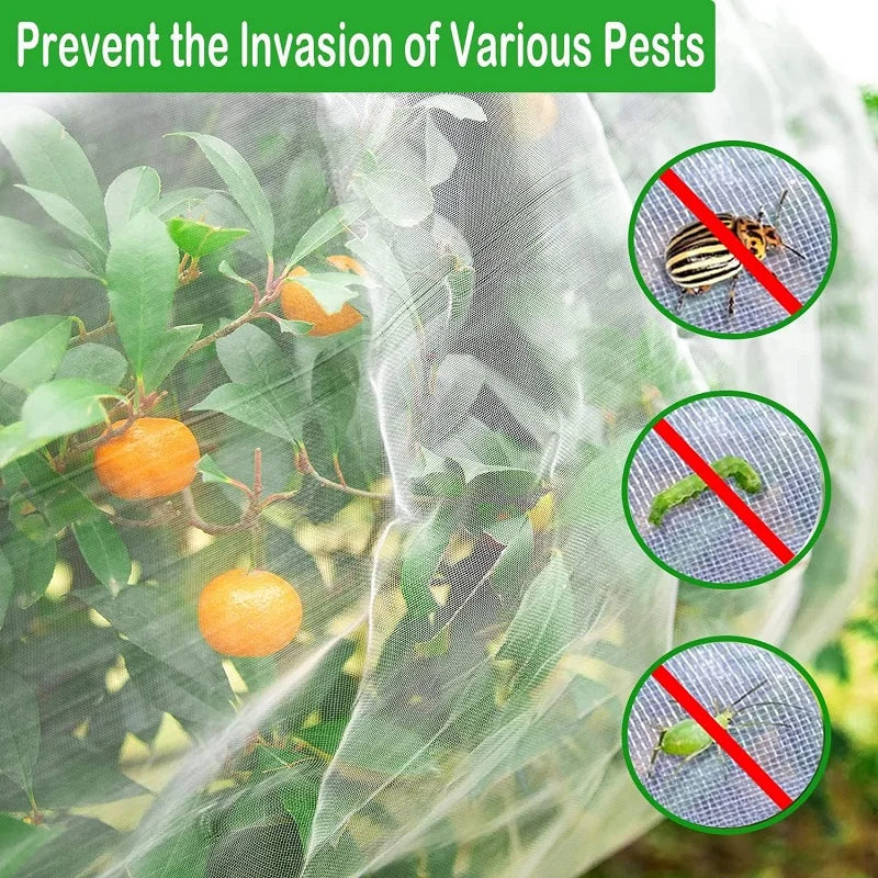 Breezy Insect Netting for Garden - HDPE, Breathable Pest Protection