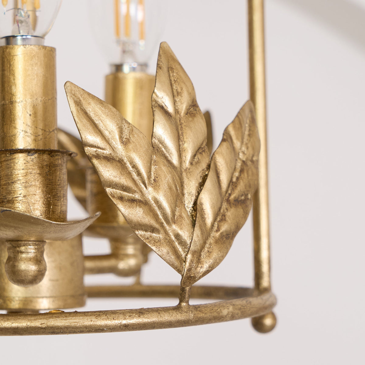 Metal Lantern Ceiling Light 10-Inch Hanging Fixture with Bird Motif for Dining Room Entryway Vintage-Style Chain Suspension