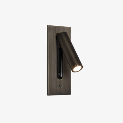 Applique murale industrielle avec LED intégrée et interrupteur à bascule – Luminaire en aluminium pour salon, couloir, chambre et bureau