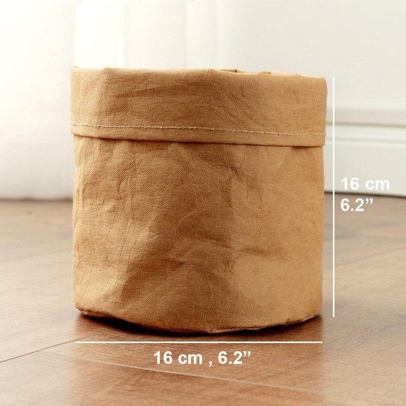 Water-Resistant Sustainable Paper Planter Pouch
