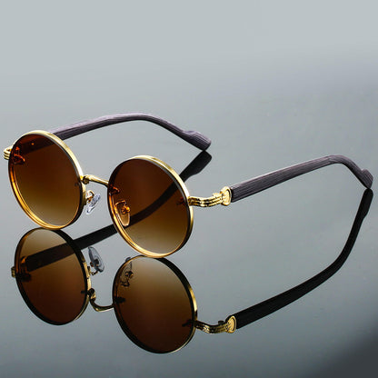 Circle Frame Sunglasses with UV400 Protection for Women & Men – Vintage Style Eyewear for Outdoor Fashion