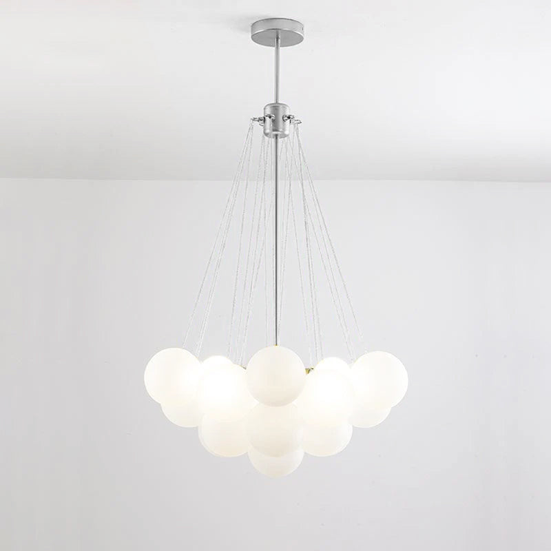 Bubble Pendant Light Multi-Globe Adjustable Ceiling Fixture Gold Black Chrome for Dining Room Living Room Foyer 19-73 Lights