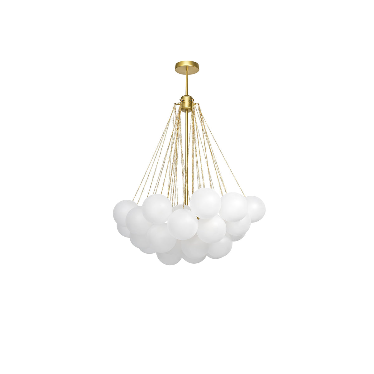 Bubble Pendant Light Multi-Globe Adjustable Ceiling Fixture Gold Black Chrome for Dining Room Living Room Foyer 19-73 Lights