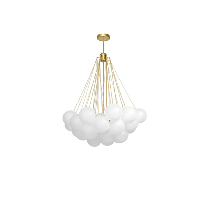 Bubble Pendant Light Multi-Globe Adjustable Ceiling Fixture Gold Black Chrome for Dining Room Living Room Foyer 19-73 Lights