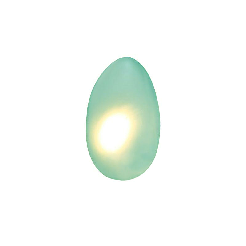 Organic Glass LED Sconce Light Fixture Wall or Ceiling Mount Modern Home Lighting Warm Neutral Cool White for Bedroom Living Room Hallway De