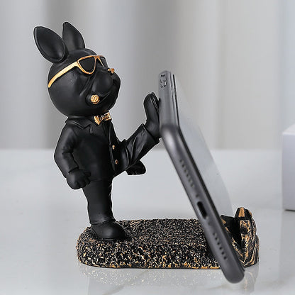 Support de téléphone portable Bulldog – Porte-téléphone de haute qualité pour la maison et le bureau