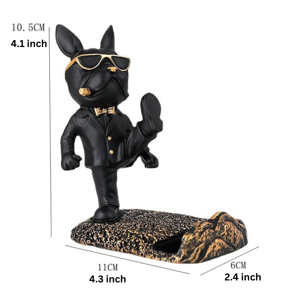 Support de téléphone portable Bulldog – Porte-téléphone de haute qualité pour la maison et le bureau