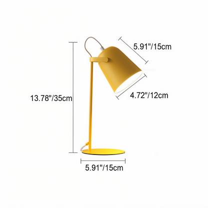 Adjustable Swivel Desk Lamp with Rotating Head – Eye-Friendly LED Task Light for Home Office, Study, Reading & Bedside