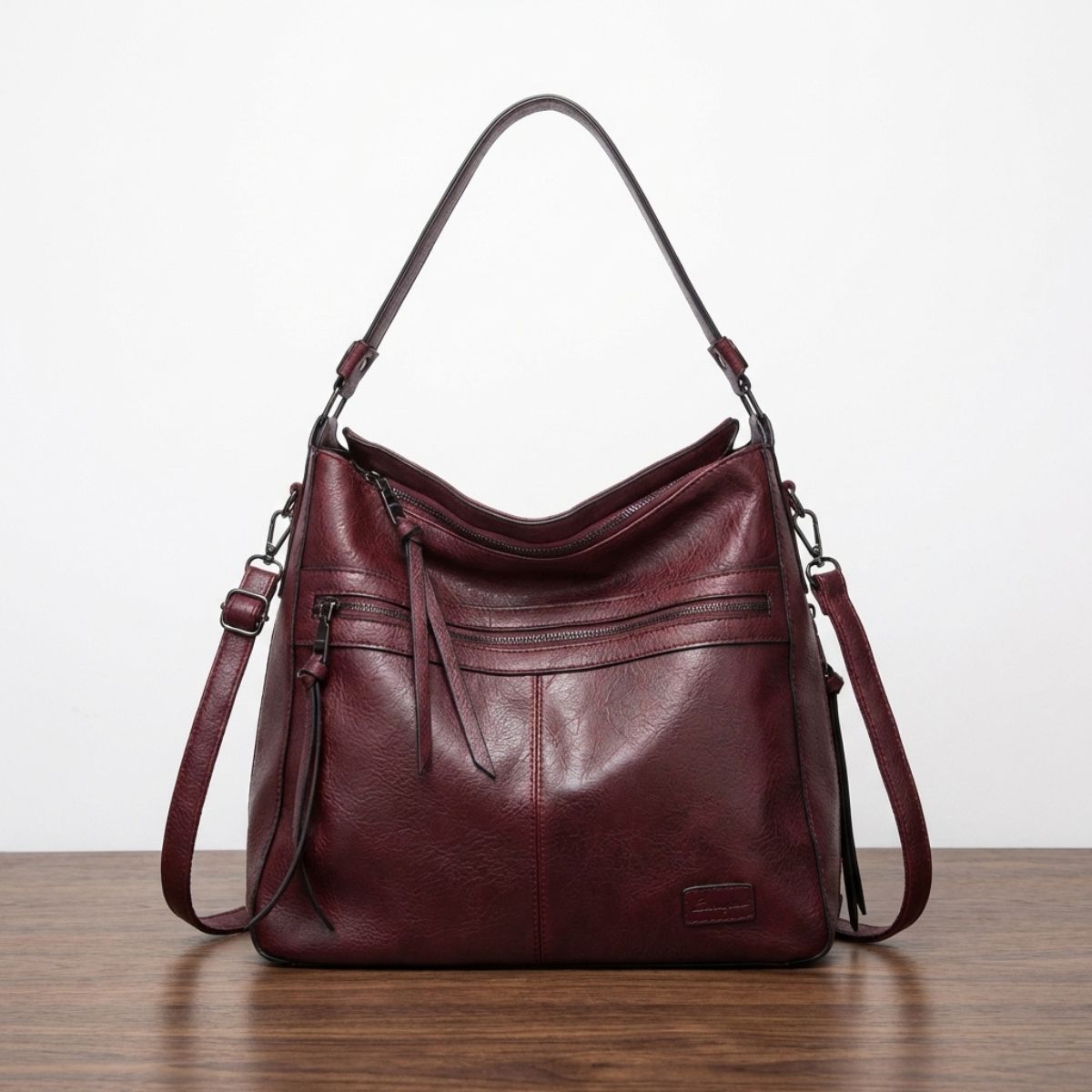 Genuine Leather Crossbody Shoulder Bag for Women with Adjustable Strap & Magnetic Flap | Premium Handbag Purse for Daily Use, Work, Travel