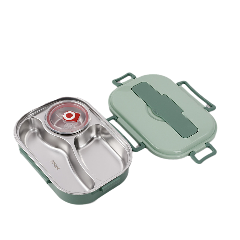 Insulated Stainless Steel Bento Lunch Box with Compartments for Adults & Kids | Leak-Proof Thermal Food Container for Work School Travel