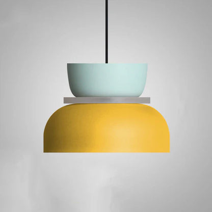 Suspension LED simple au fini blanc
