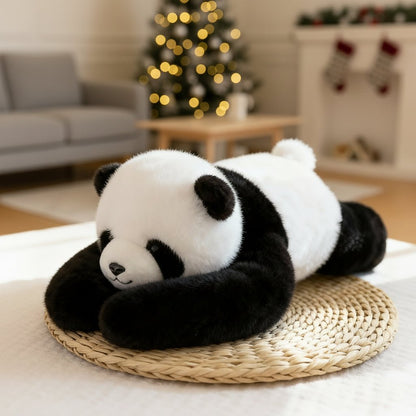 Plush Animal Cuddle Pillow with Long Arms for Relaxation and Sleep Support 18 Inch Weighted Hug Cushion for Stress Relief Napping Reading Me
