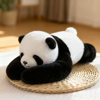 Plush Animal Cuddle Pillow with Long Arms for Relaxation and Sleep Support 18 Inch Weighted Hug Cushion for Stress Relief Napping Reading Me