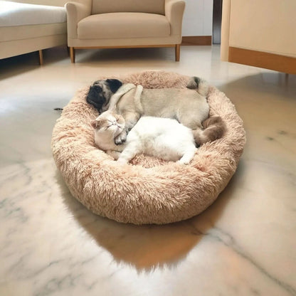 FLOOFNEST – Plush Pet Bed for Warm Comfortable Sleep