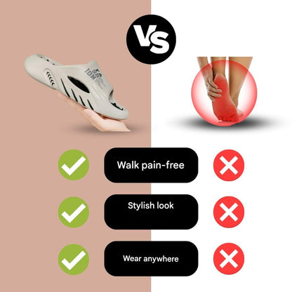 Textured Massage Footbed Slide Sandals for Women & Men Indoor Outdoor EVA Non-Slip House Slippers