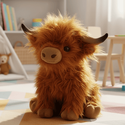 MOOHUG – Fluffy Cow Plush Toy for Cuddle Time