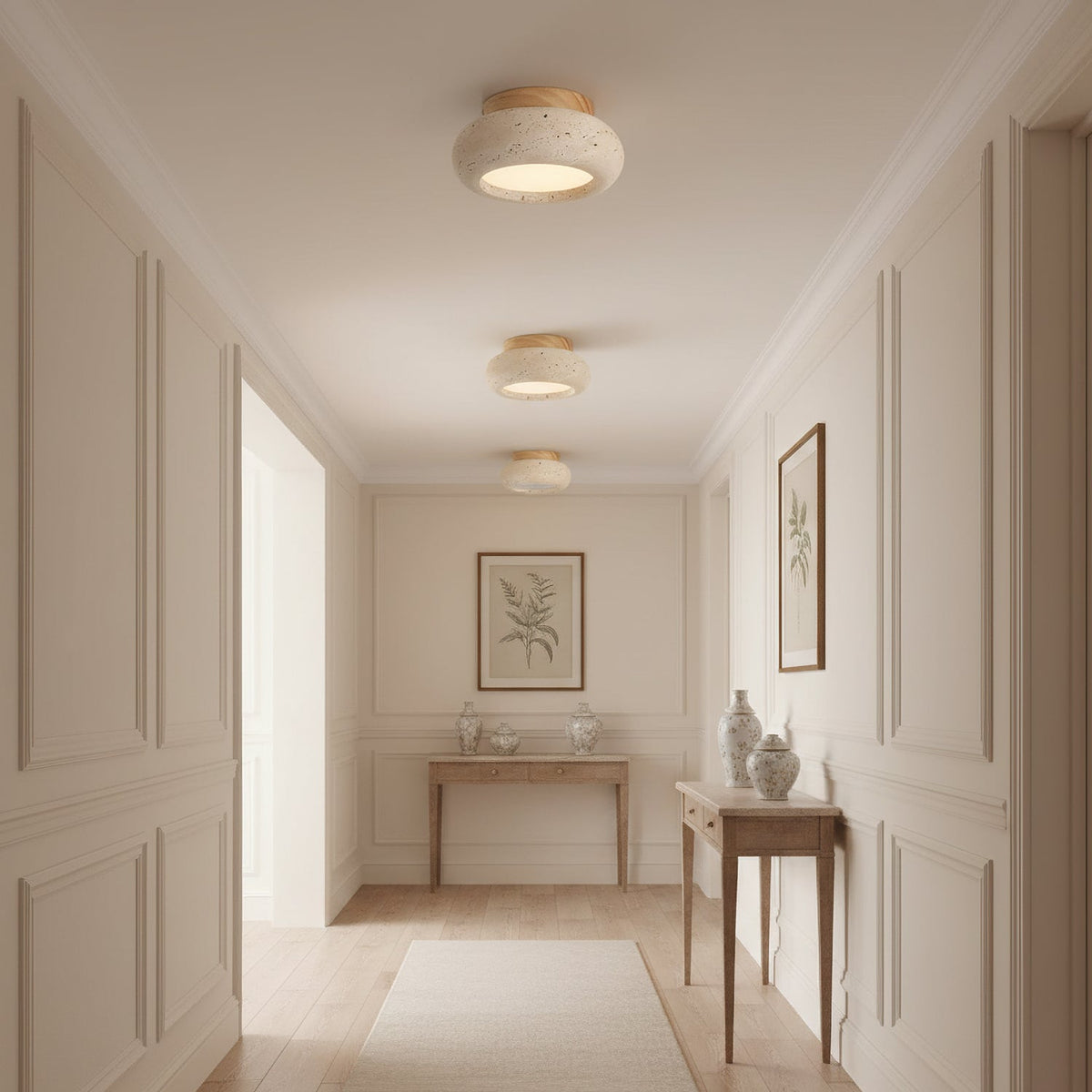 CairnsGlow | Elegant Modern Flush Mount Ceiling Light Fixture for Home Decor