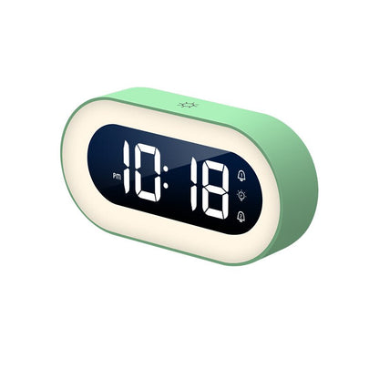 Alarm Clocks for Bedroom, Rechargeable Digital Alarm Clock with Night Light and Soothing Sounds for Nightstand