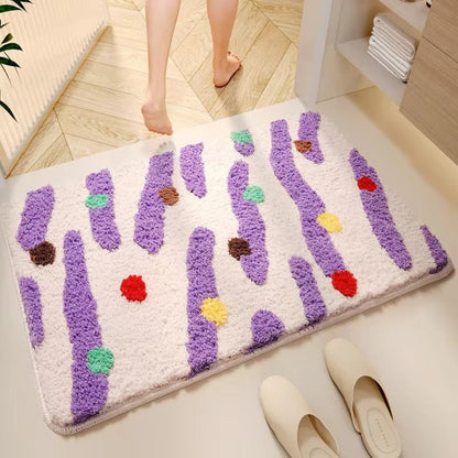 Candi Bath Mat - Colorful Silicone, Non-Slip Design