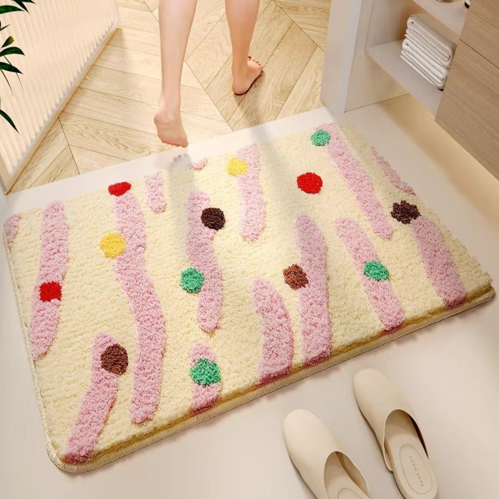 Candi Bath Mat - Colorful Silicone, Non-Slip Design
