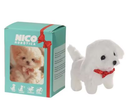 Robotic Plush Puppy Toy That Walks Barks Wags Tail Battery Powered Interactive Dog for Kids Toddlers Girls Boys Pet Companion Gift