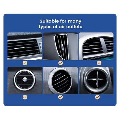 Vent Mount Smartphone Cradle for Car with 5-Point Grip | Secure Phone Dock for Dashboard Air Vent | Universal Adjustable Holder for iPhone