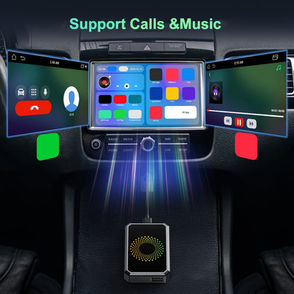 Smart Stream | Adaptateur CarPlay sans fil avec configuration rapide | Connectivité Bluetooth pour une diffusion multimédia sans effort