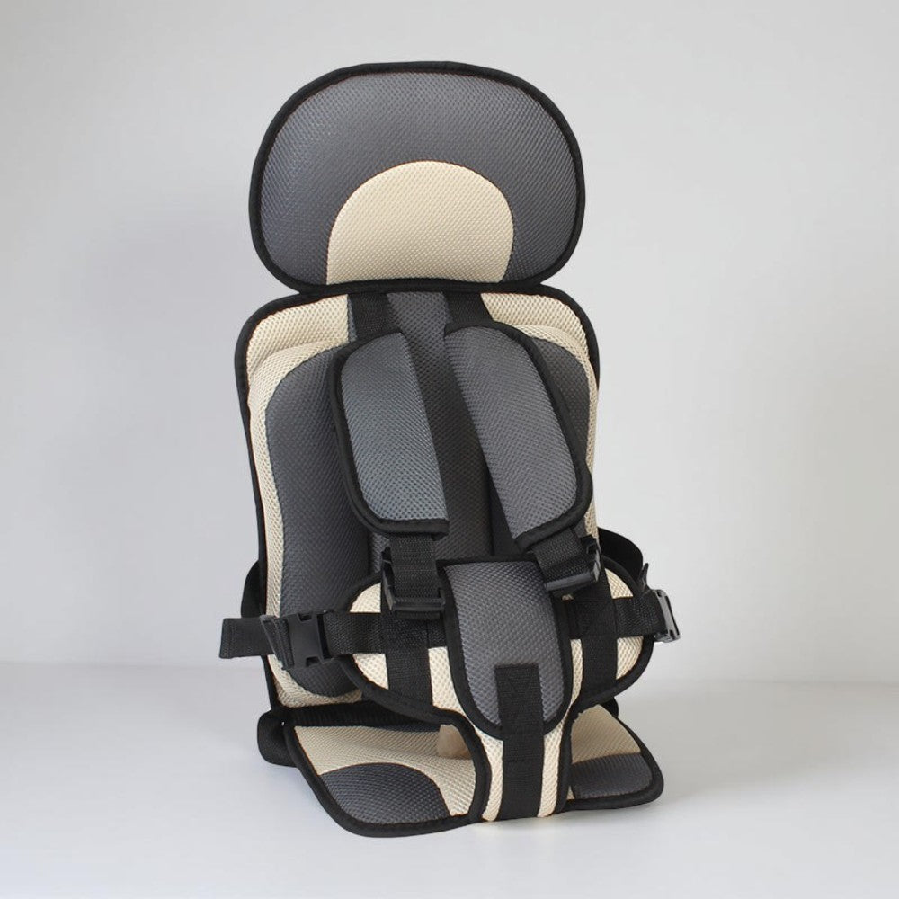 Siège auto rehausseur pour enfants, coussin rehausseur de voiture portable avec harnais à 5 points, rehausseur sans dossier pliable